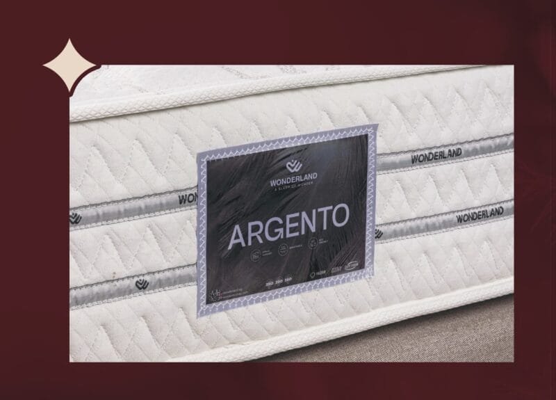 ARGENTO Bonnell Spring Mattress 27cm – مرتبة سوست متصلة فاخرة وراحة متوازنة | Hard & Fluffy