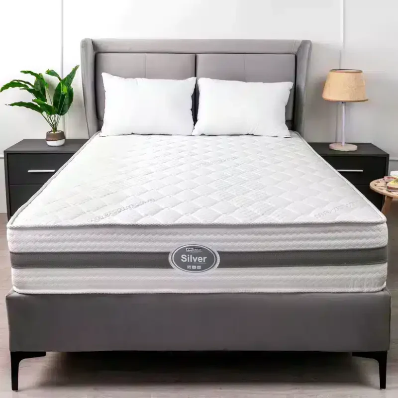 Silver 25 cm Pocket Spring Mattress by Al Maamoun