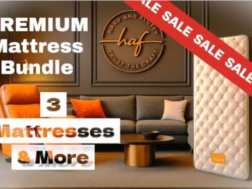 Premium Mattress Bundle by Hard & Fluffy Natural Sleep Mattress Bundle Egypt Hard & Fluffy Premium Mattress Set
