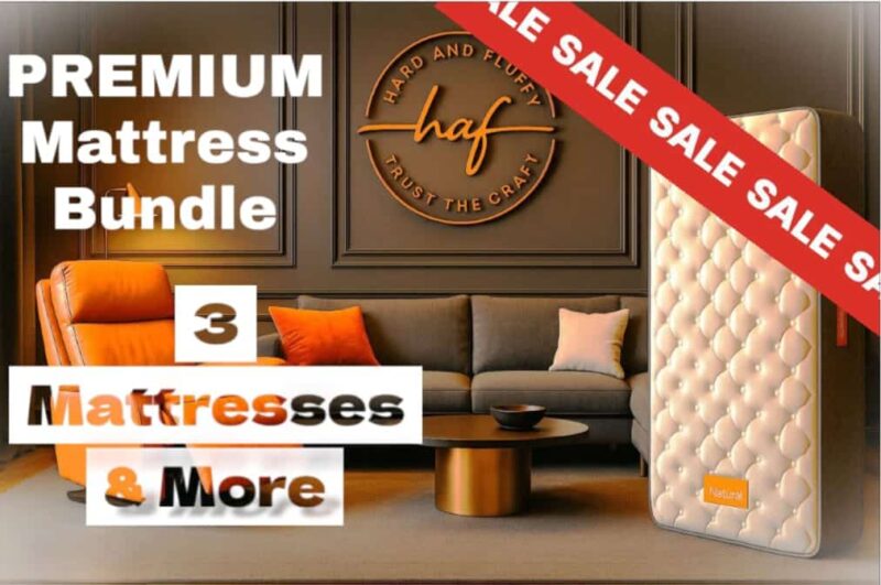 Premium Mattress Bundle by Hard & Fluffy Natural Sleep Mattress Bundle Egypt Hard & Fluffy Premium Mattress Set