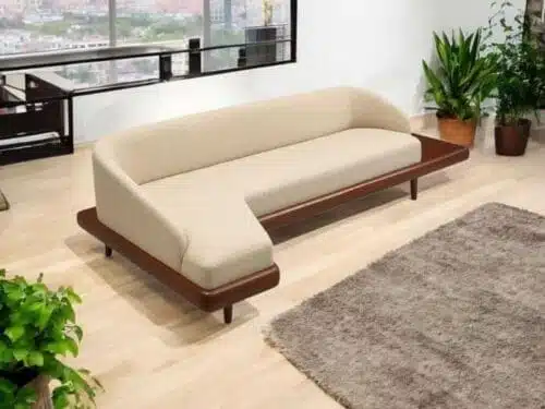 "Hard and Fluffy Logo – Prestige Comfort Corner Sofa | Luxury Ergonomic L-Shaped Sofa | ركنة بريستيج كومفورت فاخرة ومريحة"