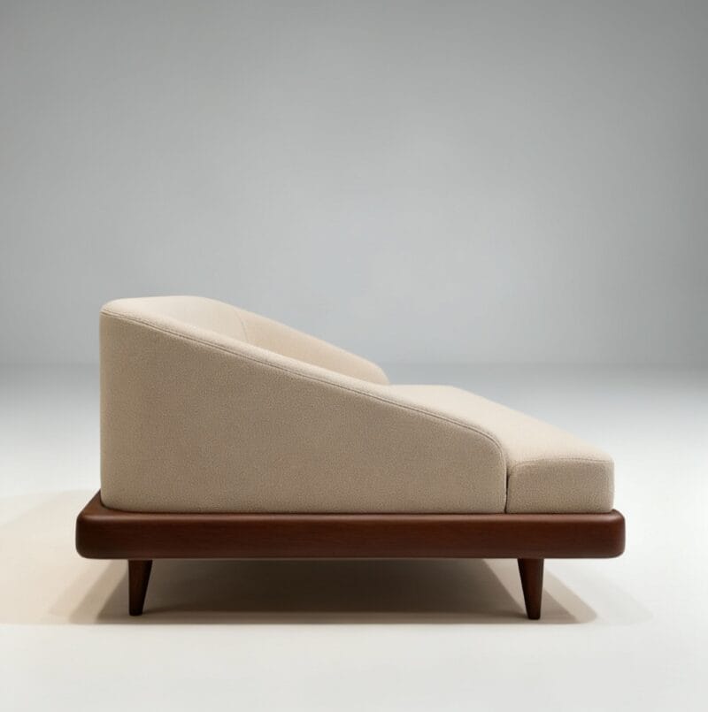 Modern beige sectional sofa design